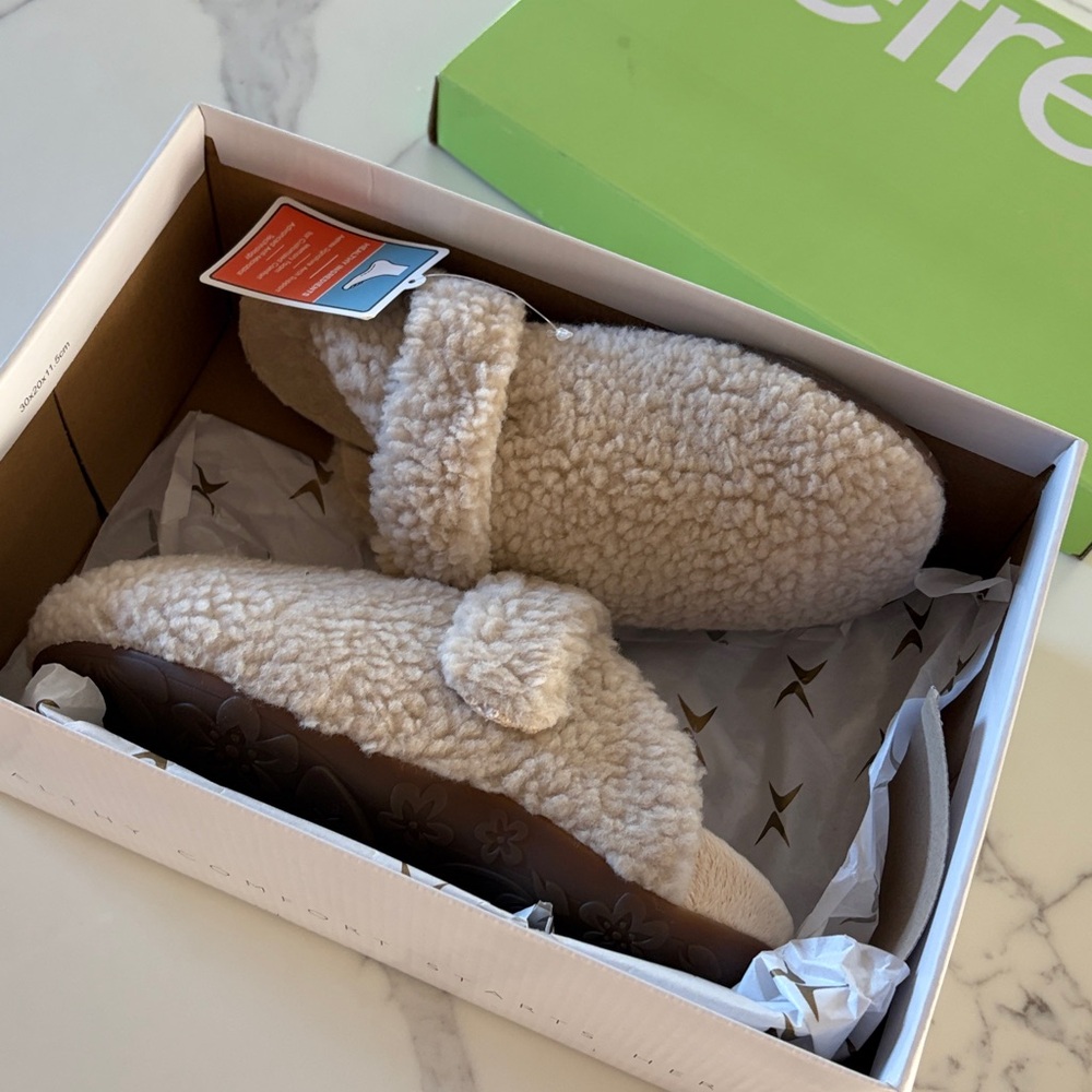 Aetrex mia Tan slide slippers - Picture 4 of 6